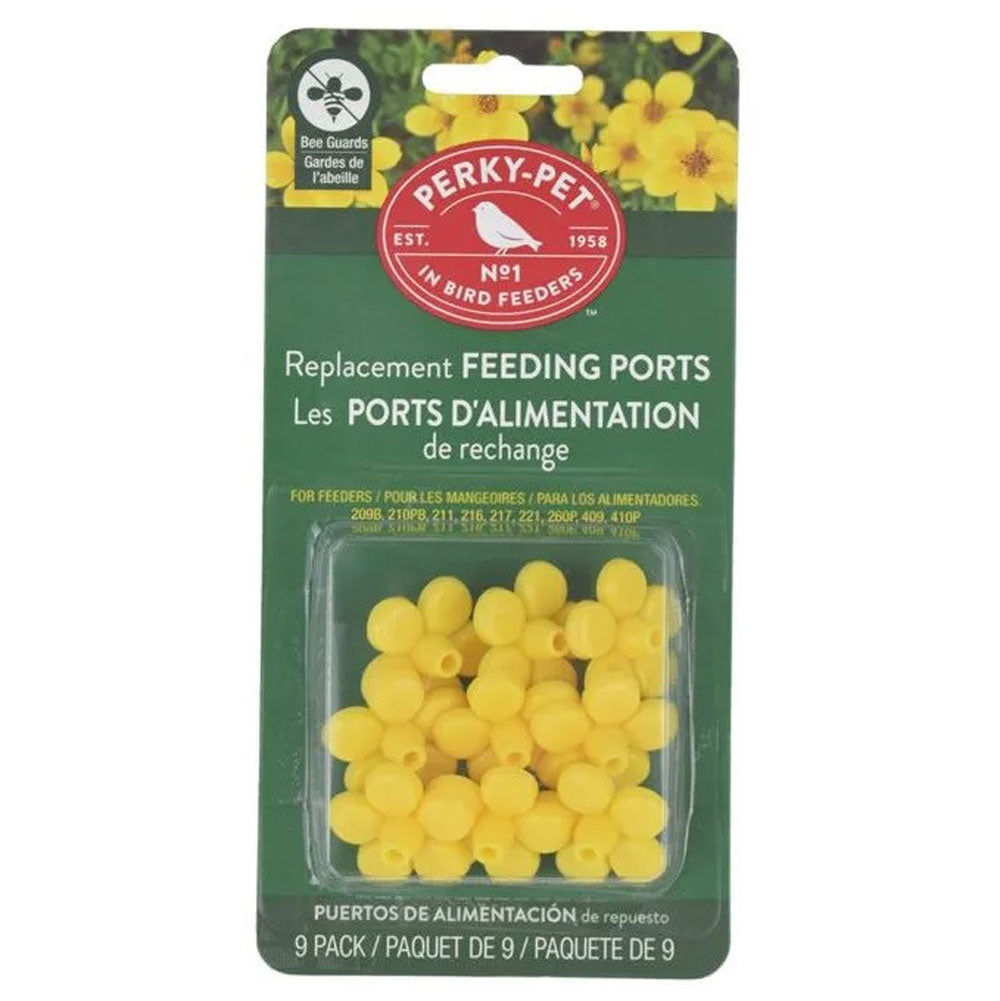 Perky Pet, 9 Piece Yellow Hummingbird Feeder Replacement Flowers