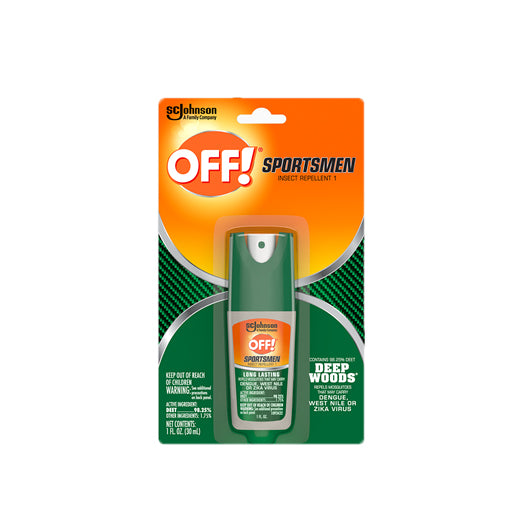 OFF! Sportsmen Deep Woods Insect Repellent Mini Pump Spray, 1 fl oz
