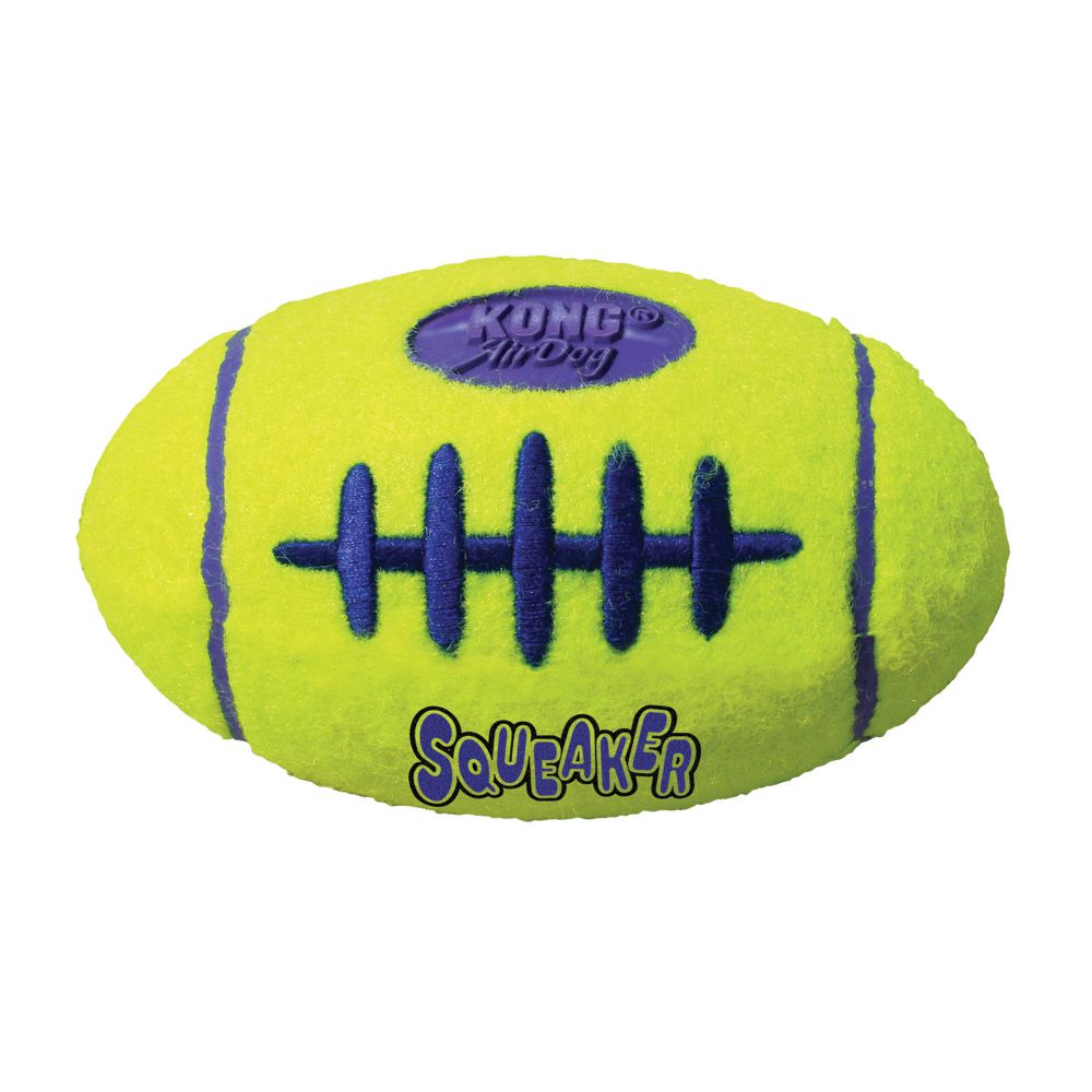 Kong, AirDog Squeaker Football Dog Toy, Medium