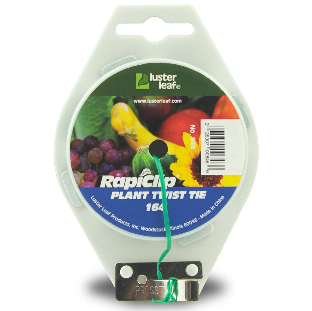 Luster Leaf Rapiclip Extra Long Garden Plant Twist Tie, 164 Ft. Spool