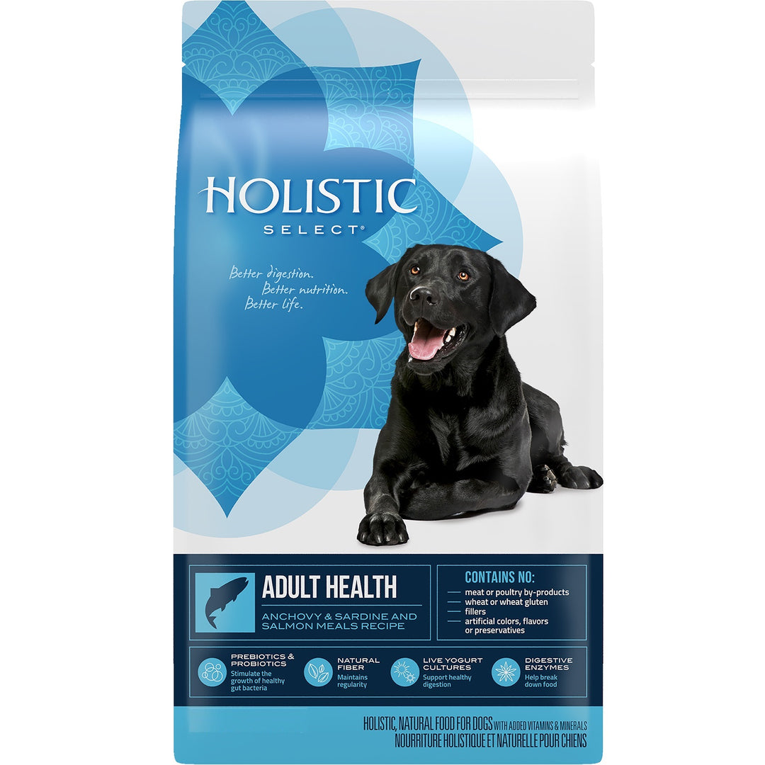 Holistic Adult health sardine anchovy and salmon meal dog food