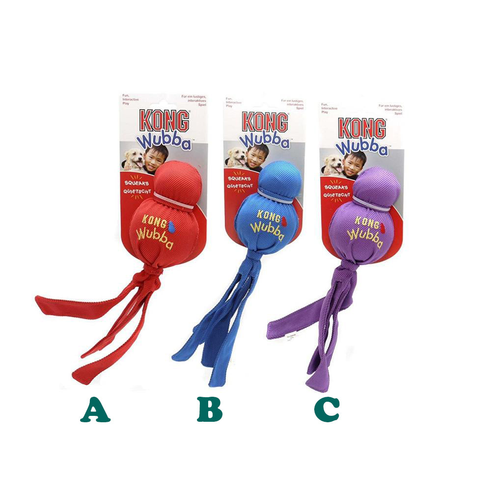 Kong Wubba Toy, Color Varies, Large