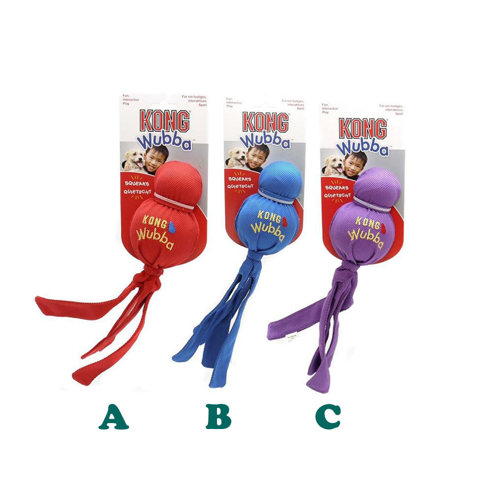 Kong Wubba Toy, Color Varies, Small