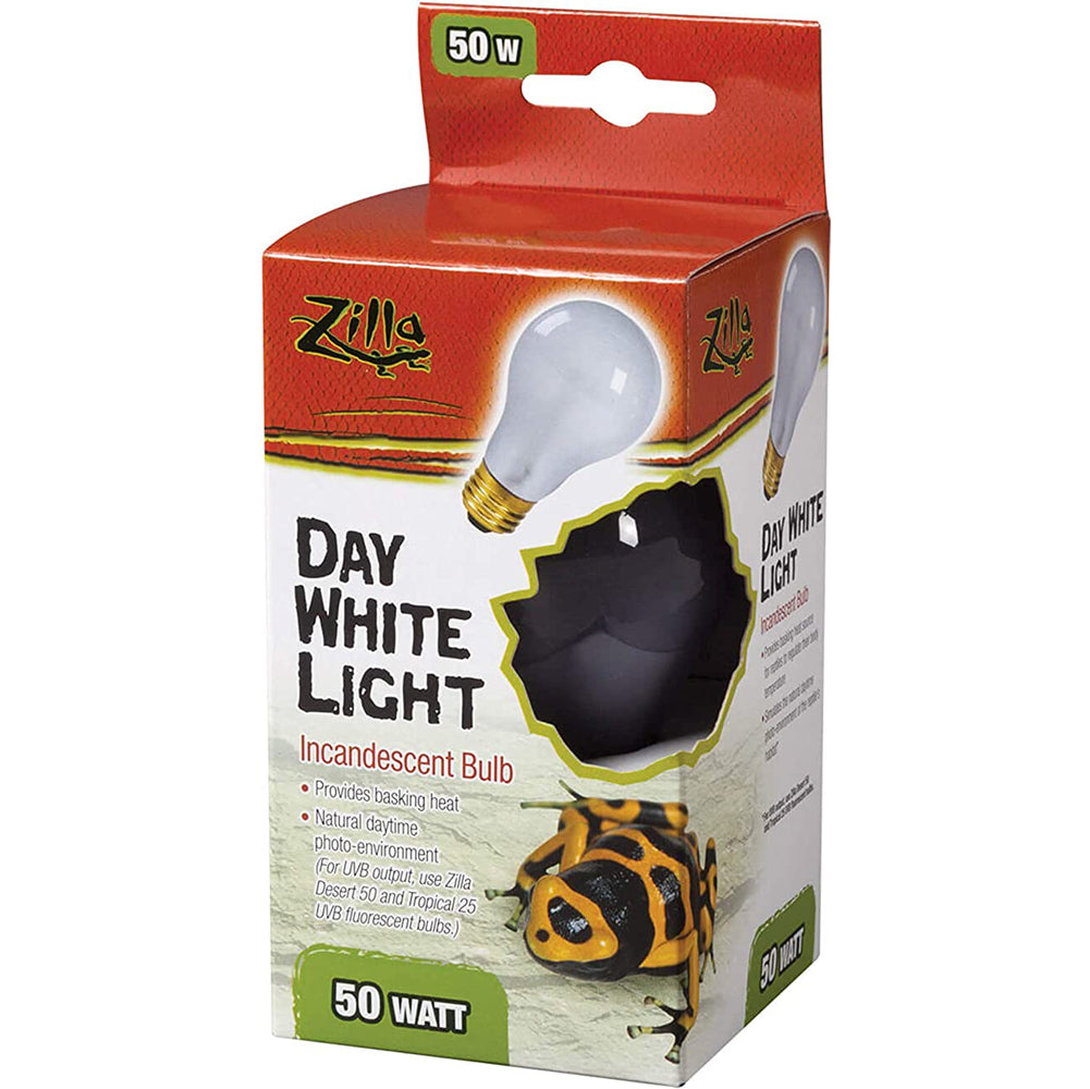 Zilla, Incandescent Day White Bulb, 50W
