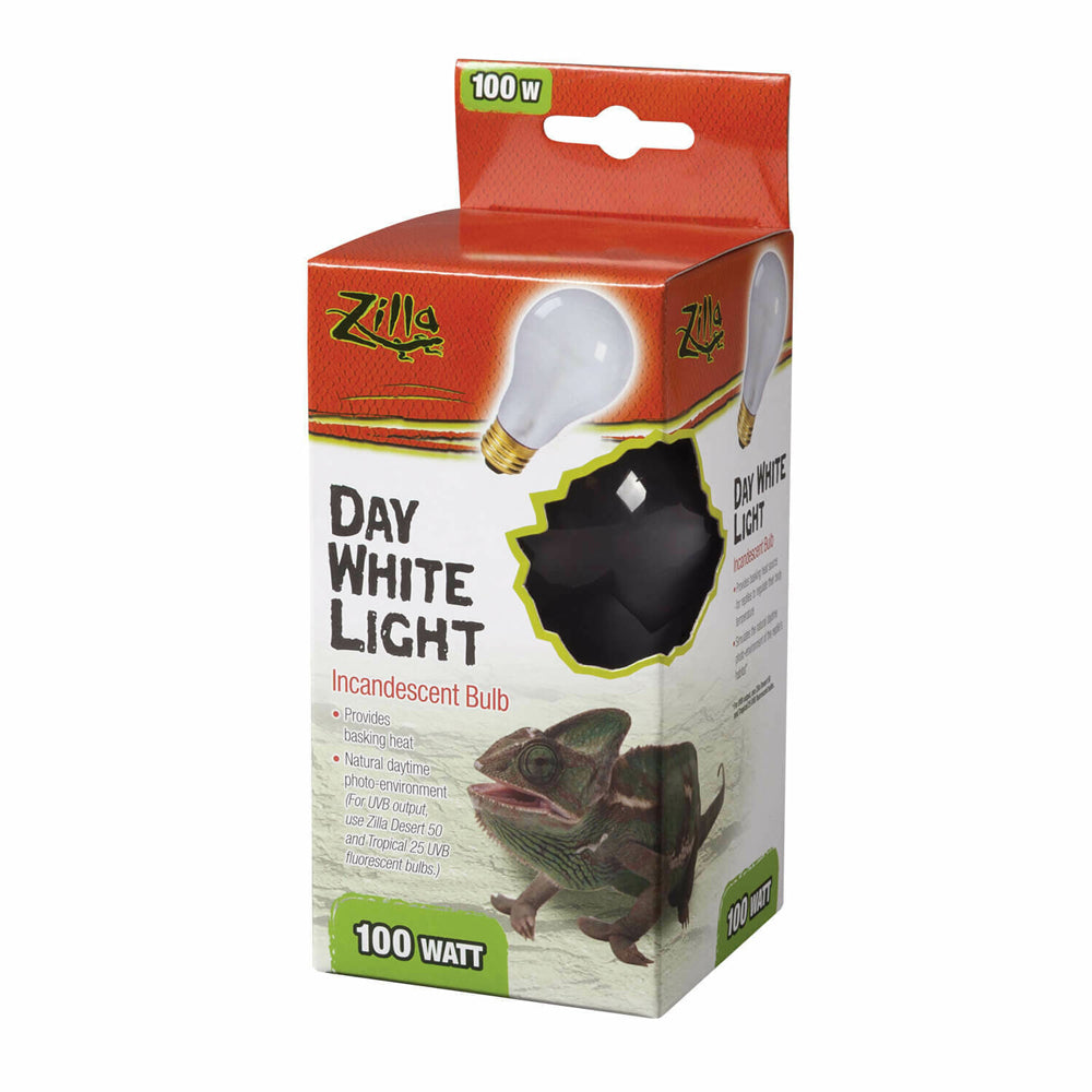 Zilla, Incandescent Day White Bulb, 100W
