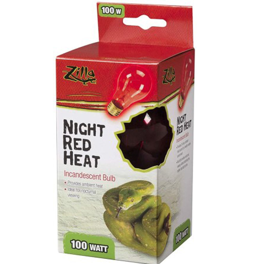 Zilla, Incandescent Red Bulb, 100W