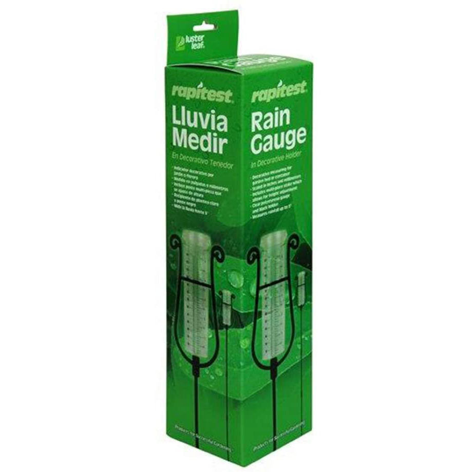 Luster Leaf Rapitest Rainfall Gauge, Black