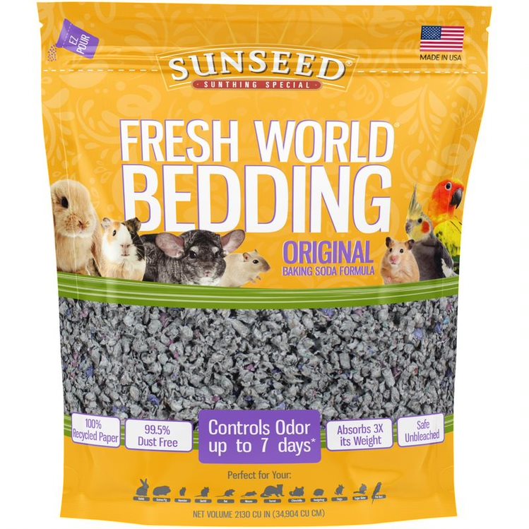 Sunseed Fresh World Pet Original Bedding, 2,130 Cu. In.
