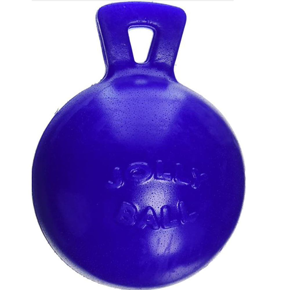 Jolly Pet, Jolly Ball W/Handle, Blue, 6"