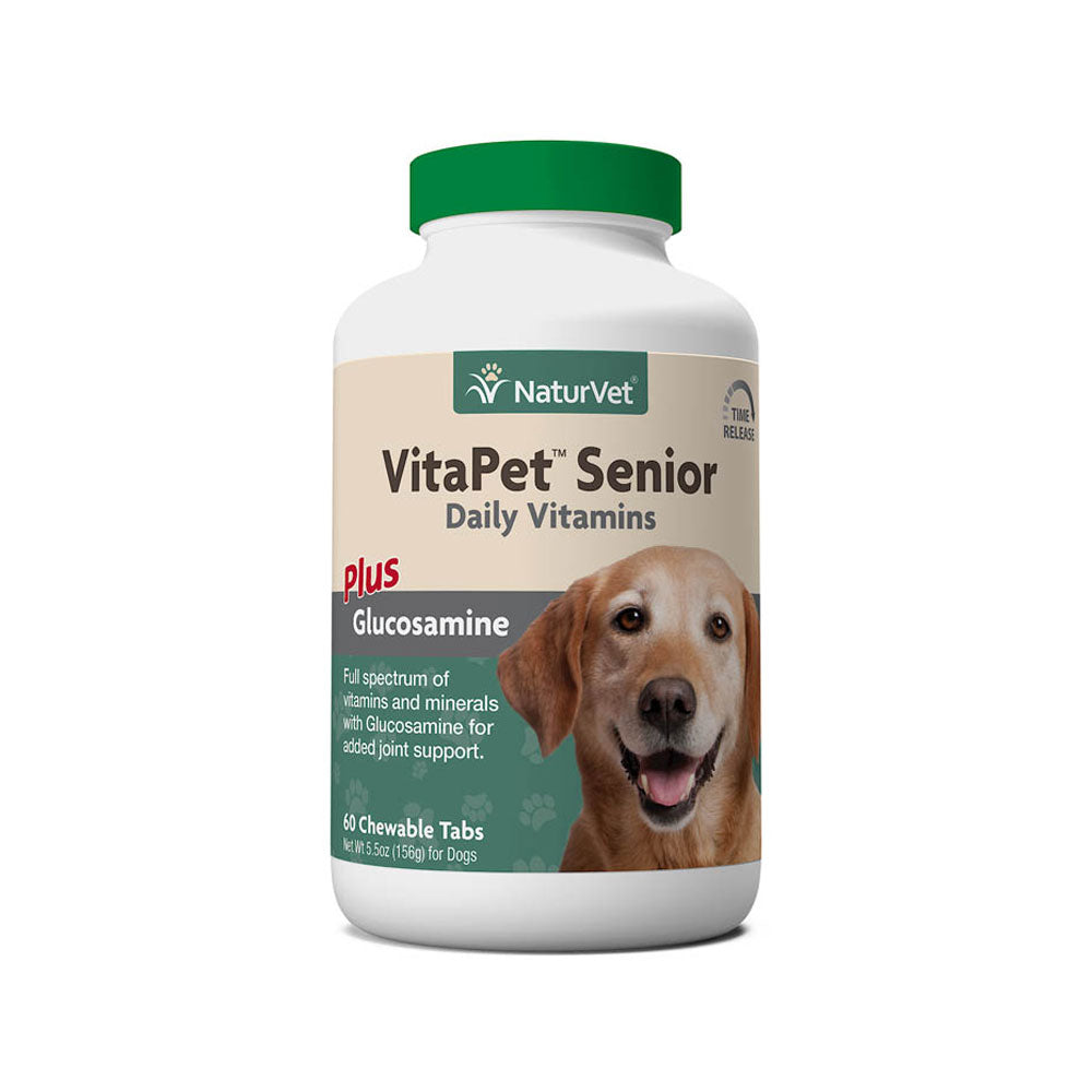 Naturvet VitaPet Senior Daily Vitamins Chewable Tablets, 60 CT