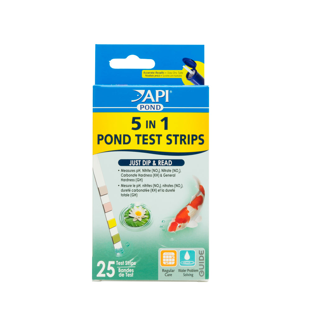 API Pond, 5 in 1 Test Strips, 25 Count, 2.4 oz