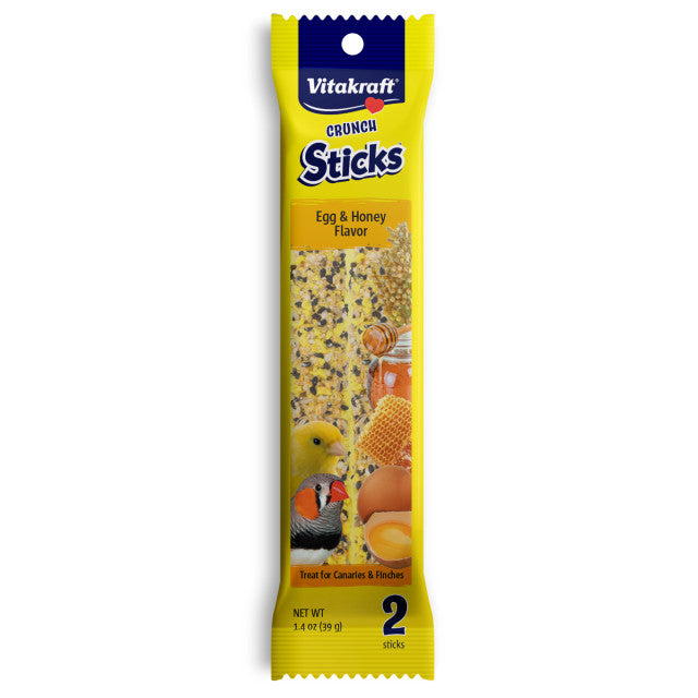 Vitakraft Canary Crunch Sticks, Egg & Honey, 1.4 oz