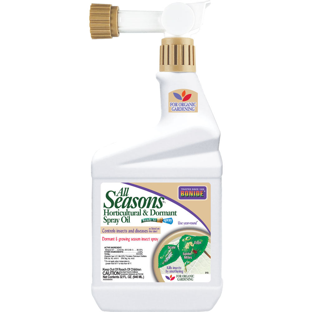 Bonide All Seasons Horticultural & Dormant Spray Oil, RTS Quart