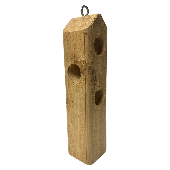 Log Jammer Hornbeam Wood Suet Feeder