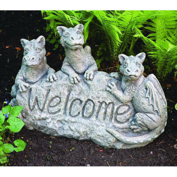 Dragon Statue, Welcome