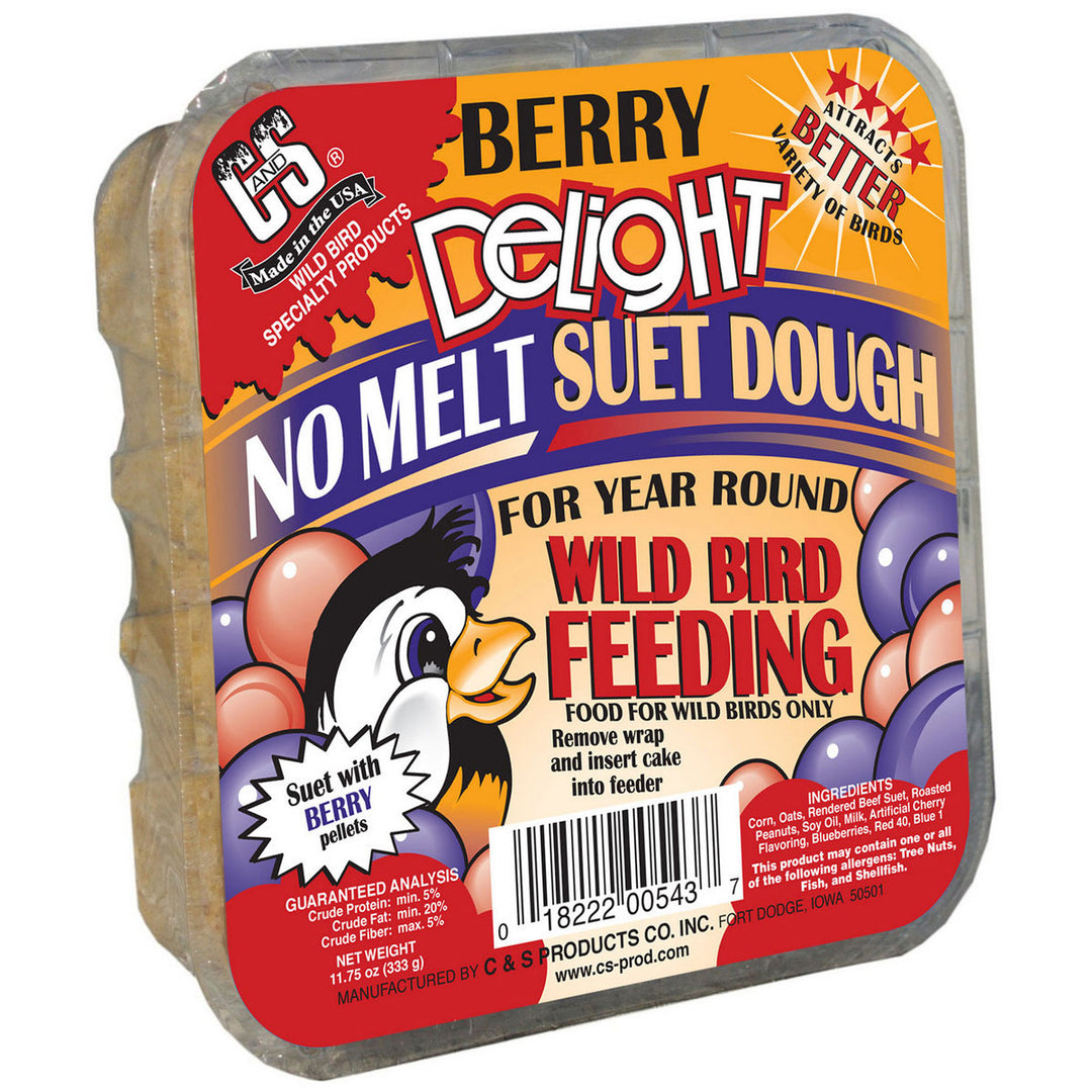 Berry Delight No Melt Suet Dough, 11.75 oz.