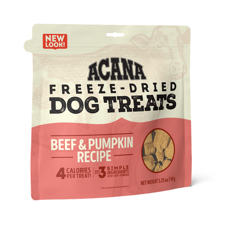 Acana Beef & Pumpkin Freeze Dried Treats, 3.25 oz