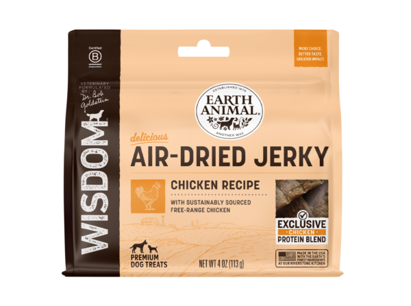 Wisdom Air Dried Chicken Jerky, 4oz