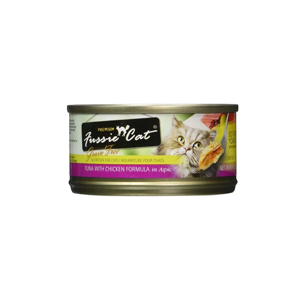 Fussie Cat, Tuna & Chicken W/Aspic, 2.8 oz.