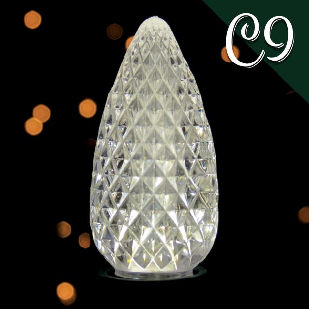 Holiday Bright Lights® LED C9 Commercial Grade 200 Lights/100 Ft. Reel, Pure White