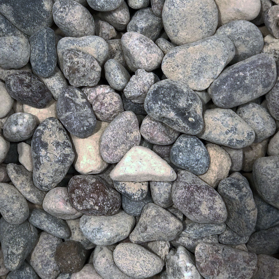 Multi River Rock Small, 1/2 Cu. Ft. Bagged Stone