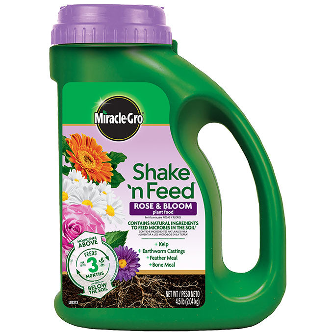 Miracle Gro Shake 'n Feed Rose & Bloom Plant Food, 4.5 LB