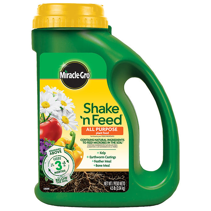 Miracle Gro Shake 'n Feed All Purpose Plant Food, 4.5 LB