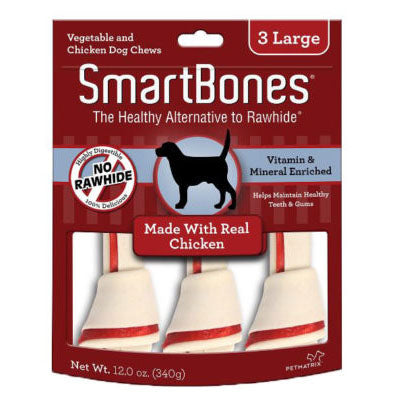 SmartBones Chicken, Large 3 Pack
