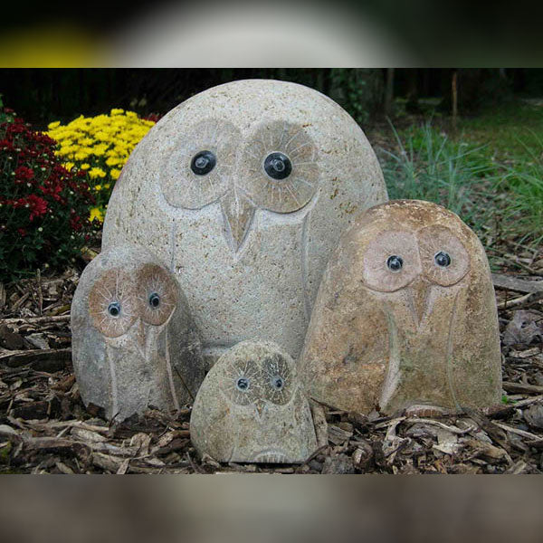Bolder Owl Garden Art, 6"