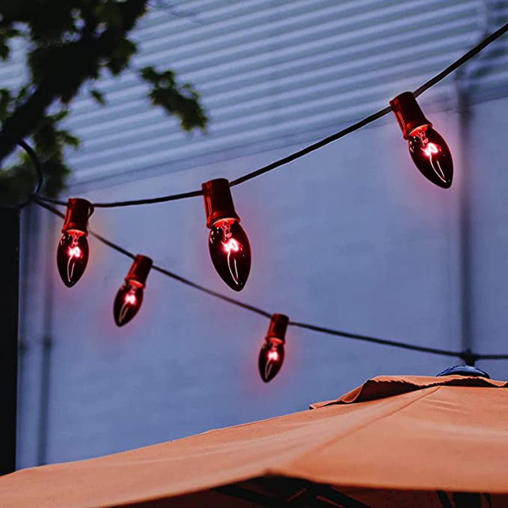 Sylvania C9 Halloween Light Set, Black, 25 Ct.