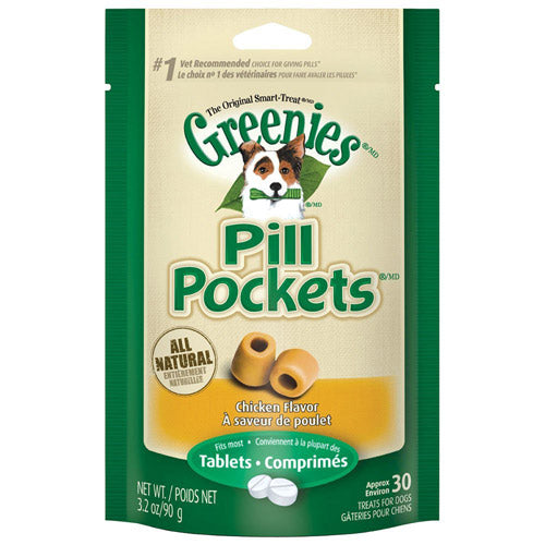 Greenies Pill Pockets Chicken, 3.2 oz.