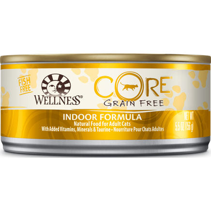 Wellness® CORE Grain-Free Indoor Formula Canned Cat Food, 5.5 oz.