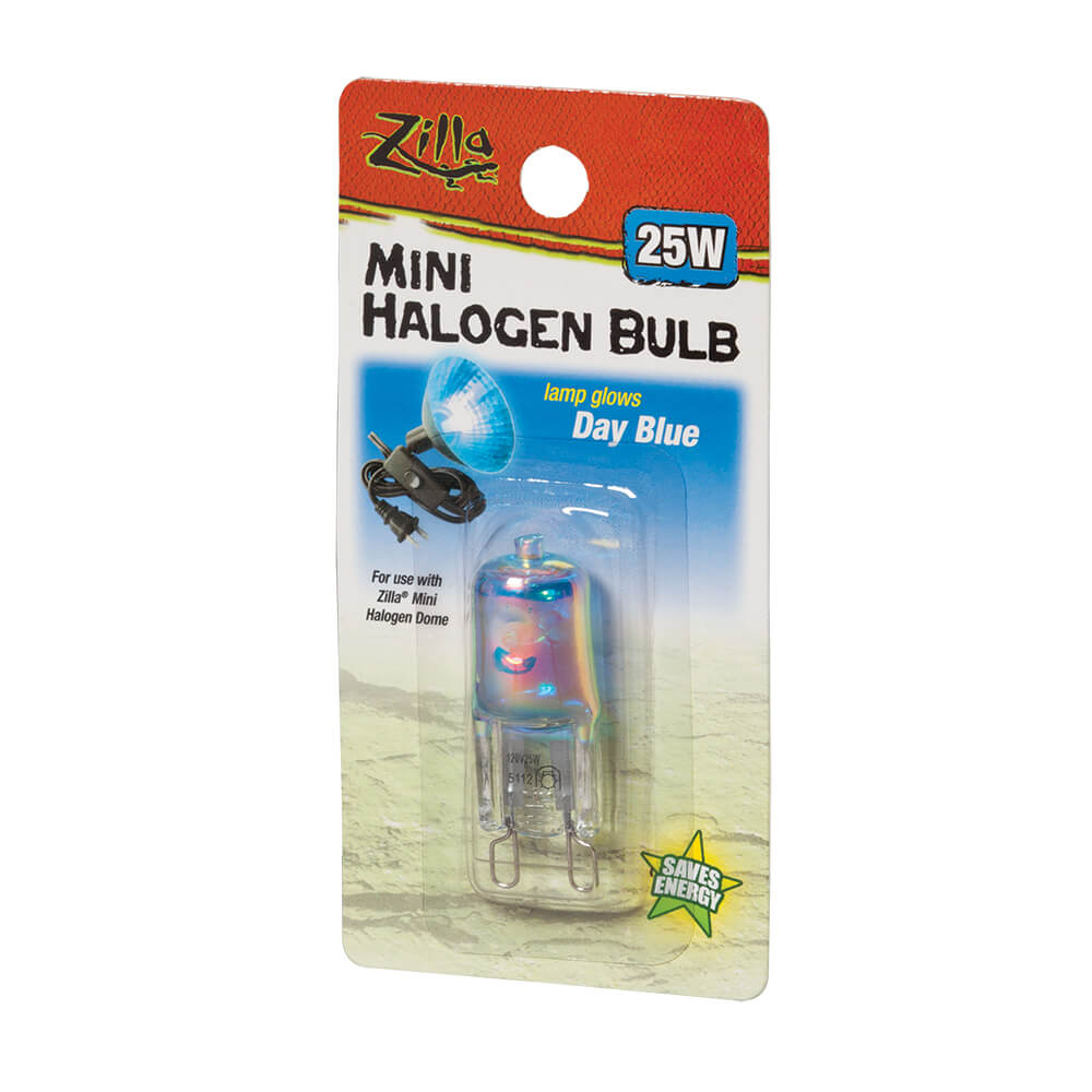 Mini Halogen Bulb, Day Blue, 25 Watt