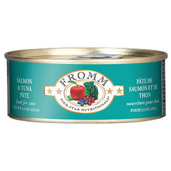 Fromm Four Star Salmon & Tuna Pate Cat Food, 5.5 oz.