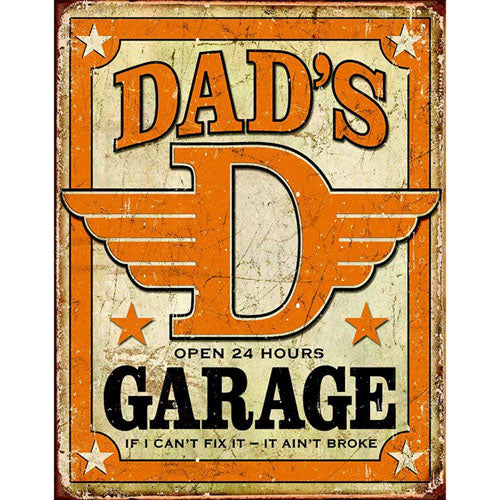 Dad's Garage Sign