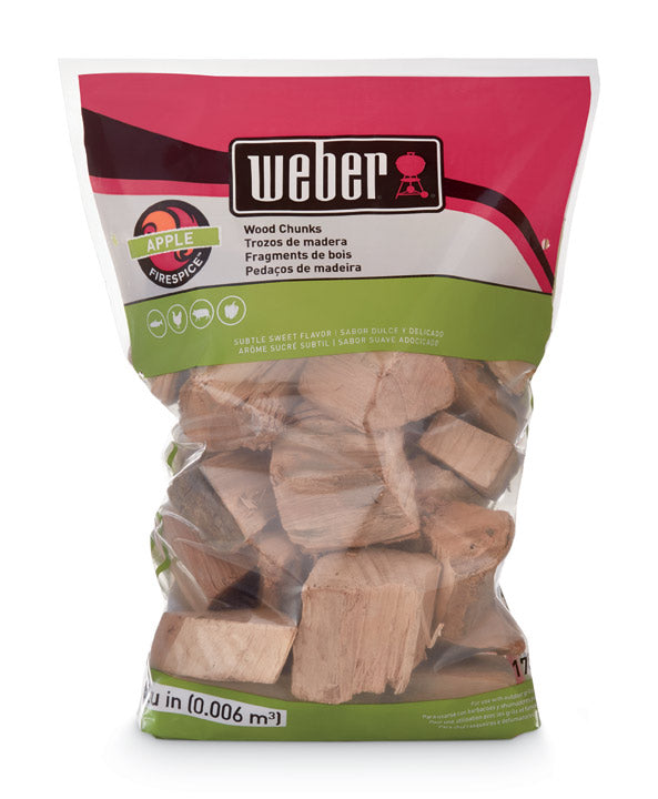 Weber Apple Wood Chunks, 4 LB