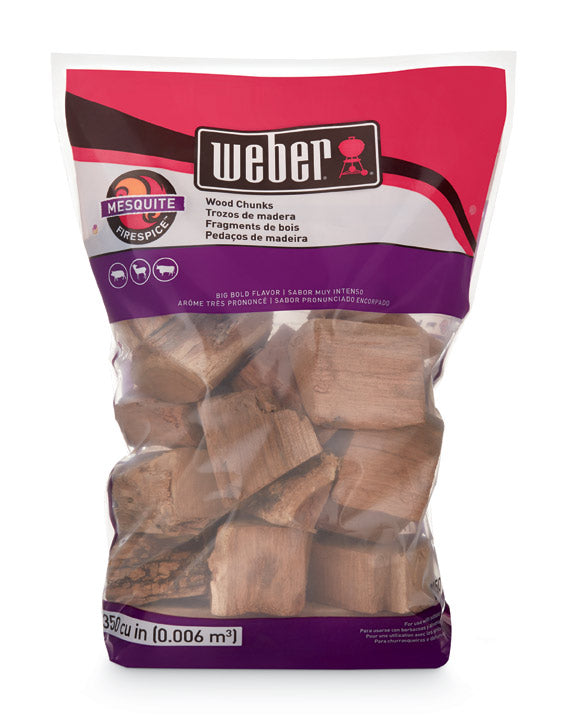 Weber Mesquite Wood Chunks, 4 LB