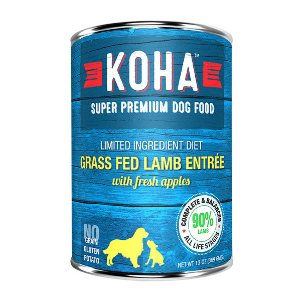 KOHA Grass Fed Lamb Entree Dog Food, 12.7 oz. Can