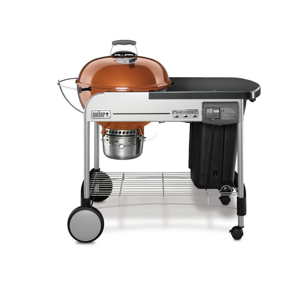 Weber Performer Deluxe Charcoal Grill, 22" , Copper
