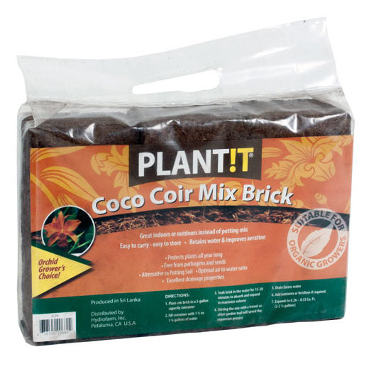 Plant!t Coco Coir Mix Brick (Set of 3)