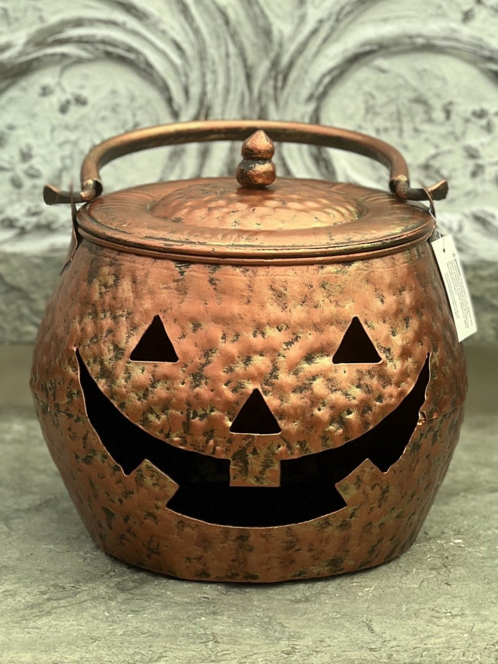 Copper Pumpkin Cauldron (Medium)