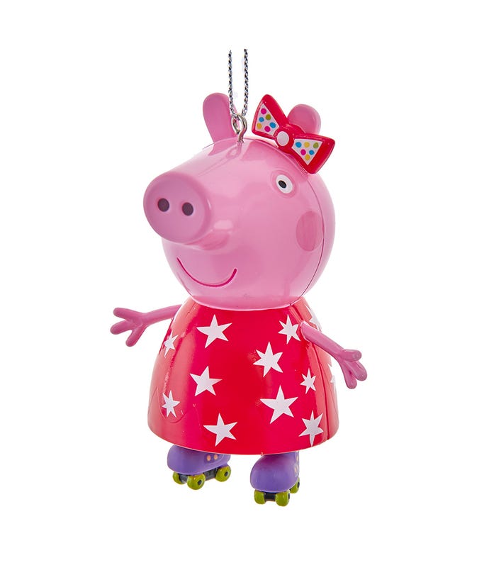 Peppa Pig w/Skates Ornament