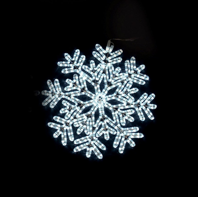 24" Snowflake, 390 LED Cold White