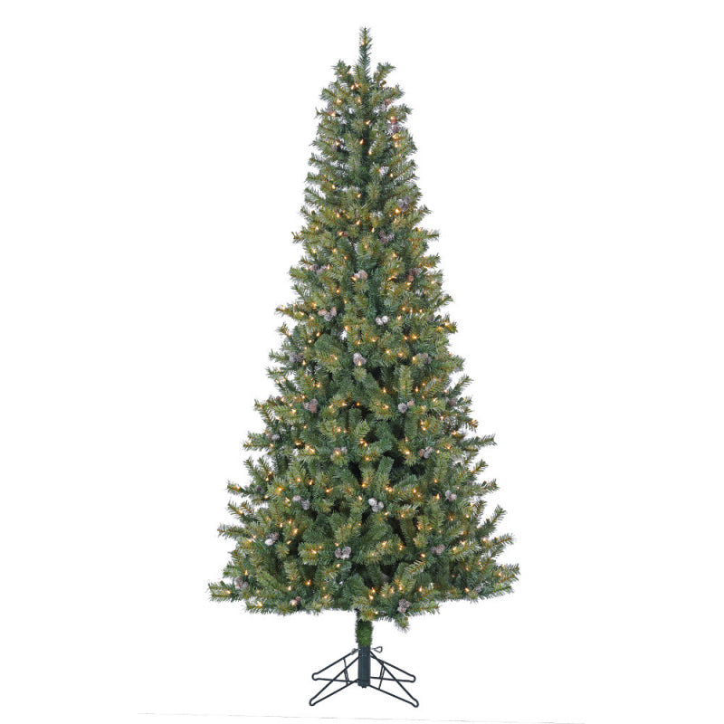 Silver Stone 7.5ft Tree, Clear