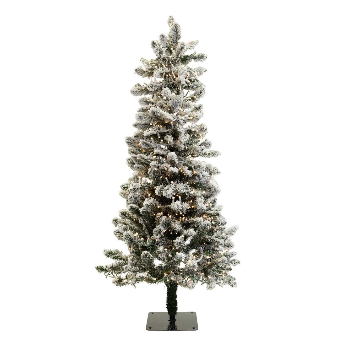 5.5' Snowy Aspen Cluster Light Tree - Warm White
