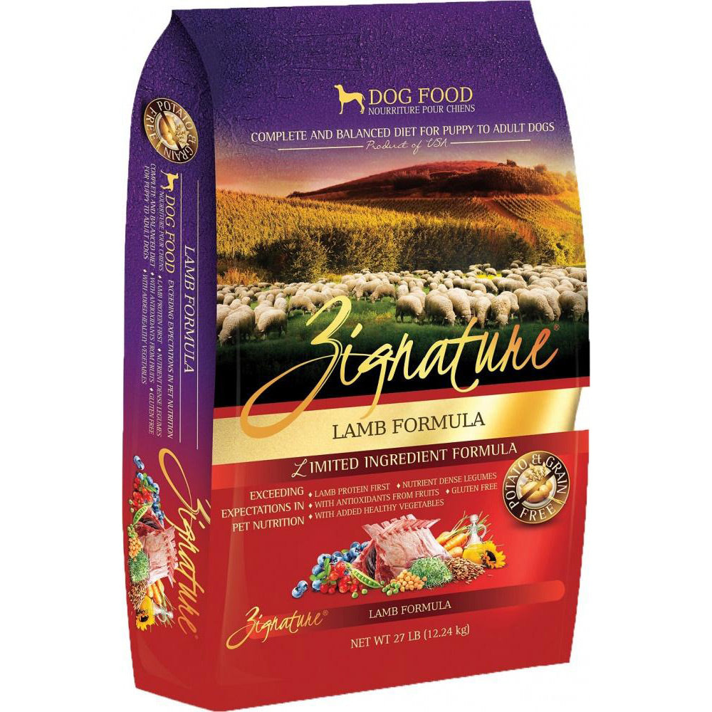 Zignature Lamb Formula Dog Food, 4 LB