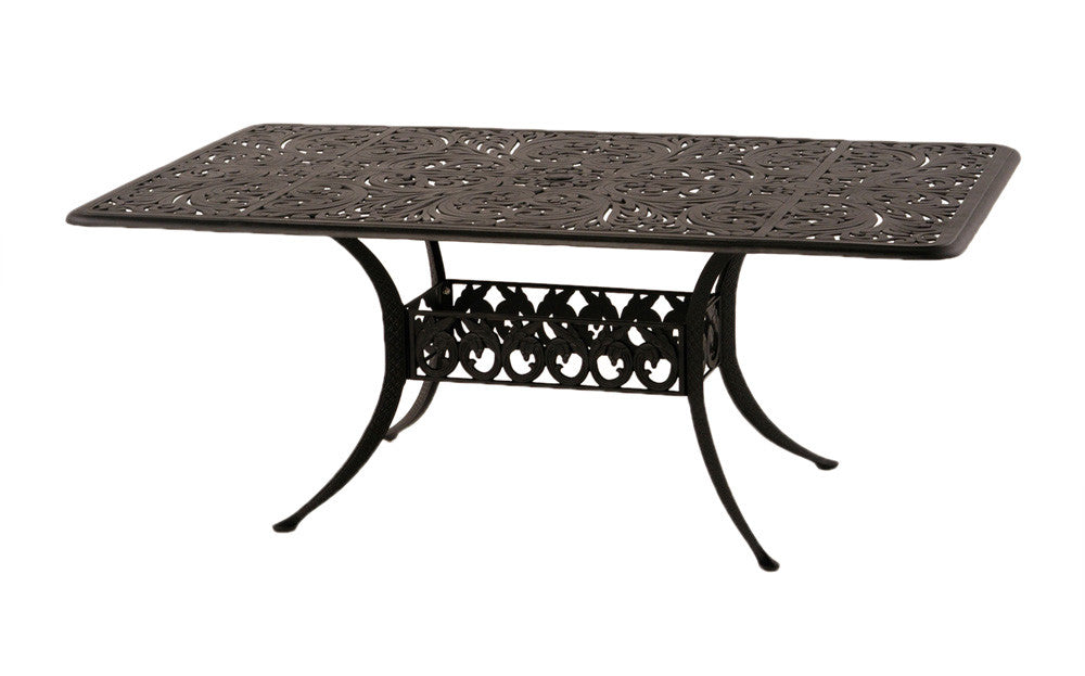 Hanamint, Chateau 42" x 72" Rectangular Dining Table, Desert Bronze