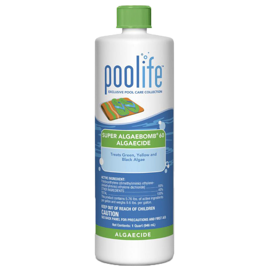 POOLIFE SUPER ALGAEBOMB 60 ALGAECIDE, 1 QT.