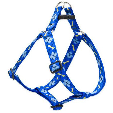 Lupine Step-In Dog Harness, 1" Wide, 24"-38" Girth, Dapper Dog