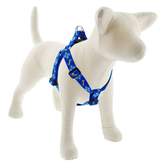 Lupine Step-In Dog Harness, 1" Wide, 24"-38" Girth, Dapper Dog